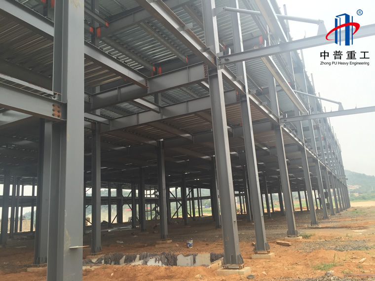 湖北矿业公司钢结构厂房安装，矿场车间建设